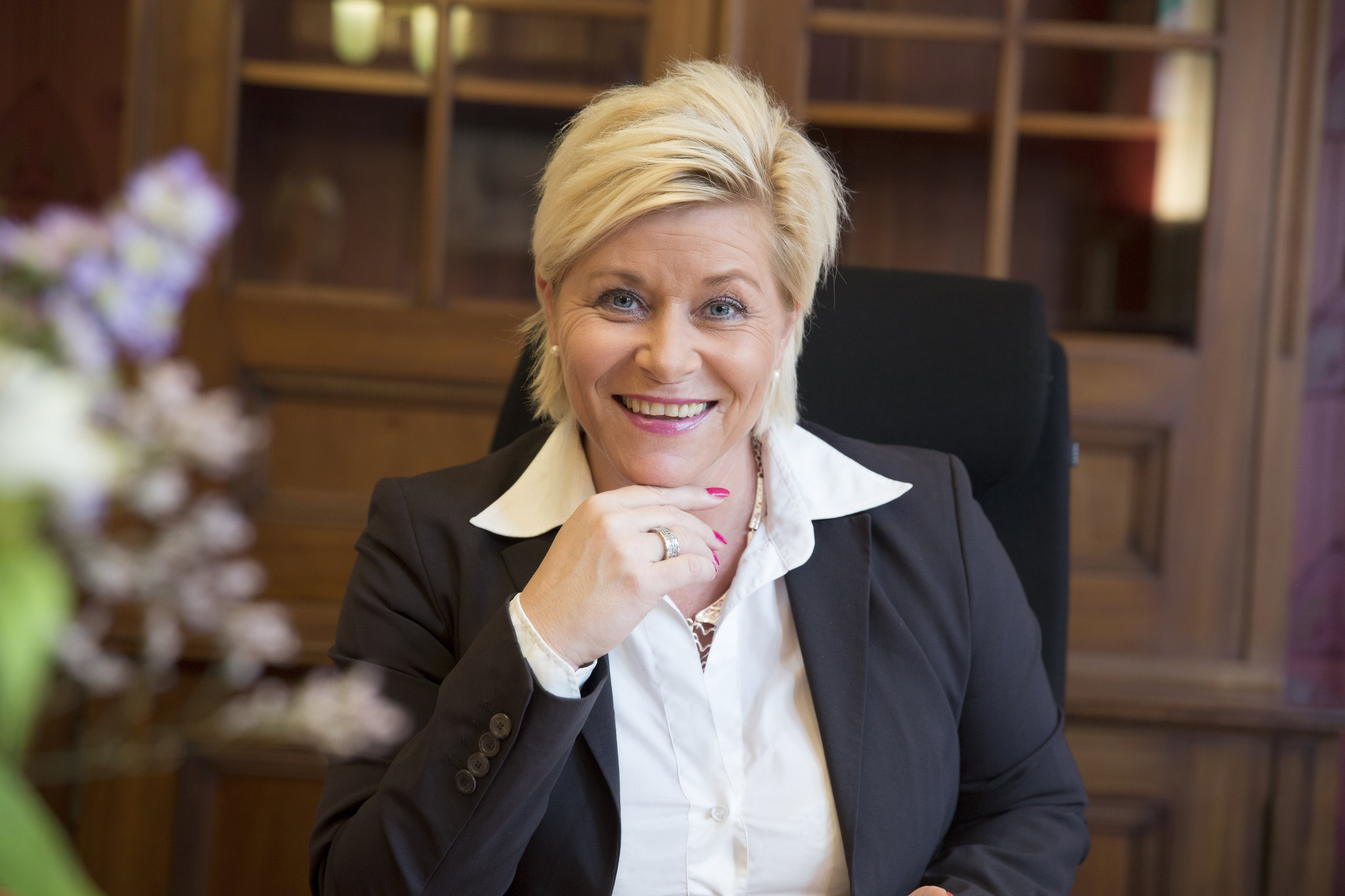 FASTHOLDER: Finansminister Siv Jensen fastholder boliglånsforskriften for 2020.
