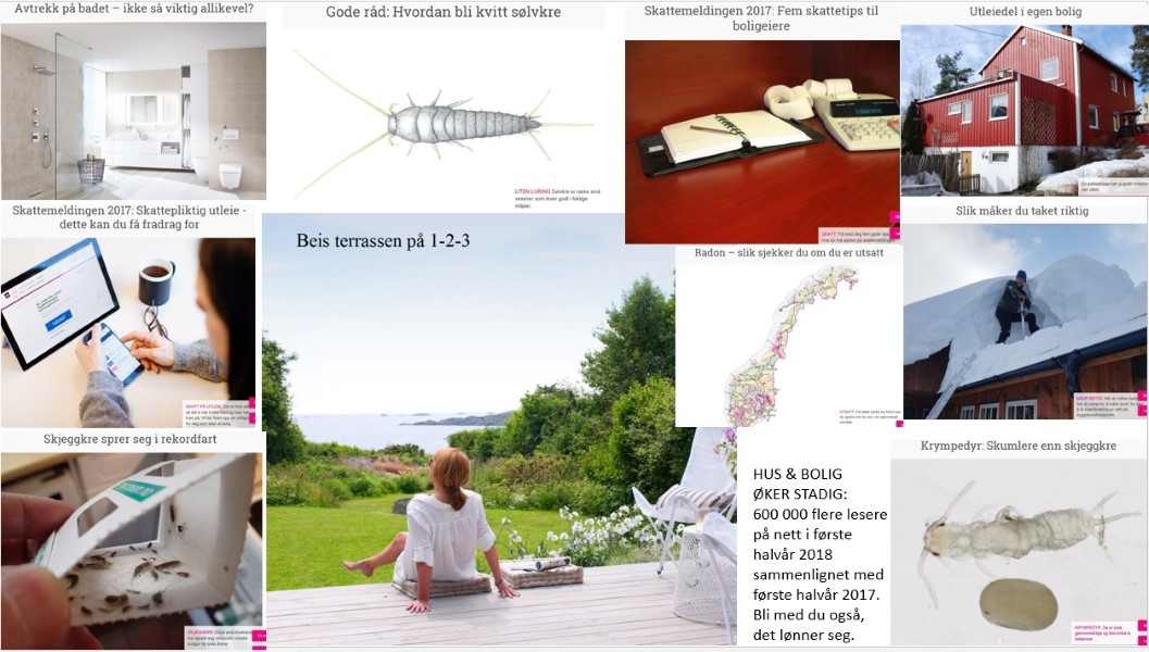 Stadig flere leser Hus & Bolig på nett. Følg oss du også!