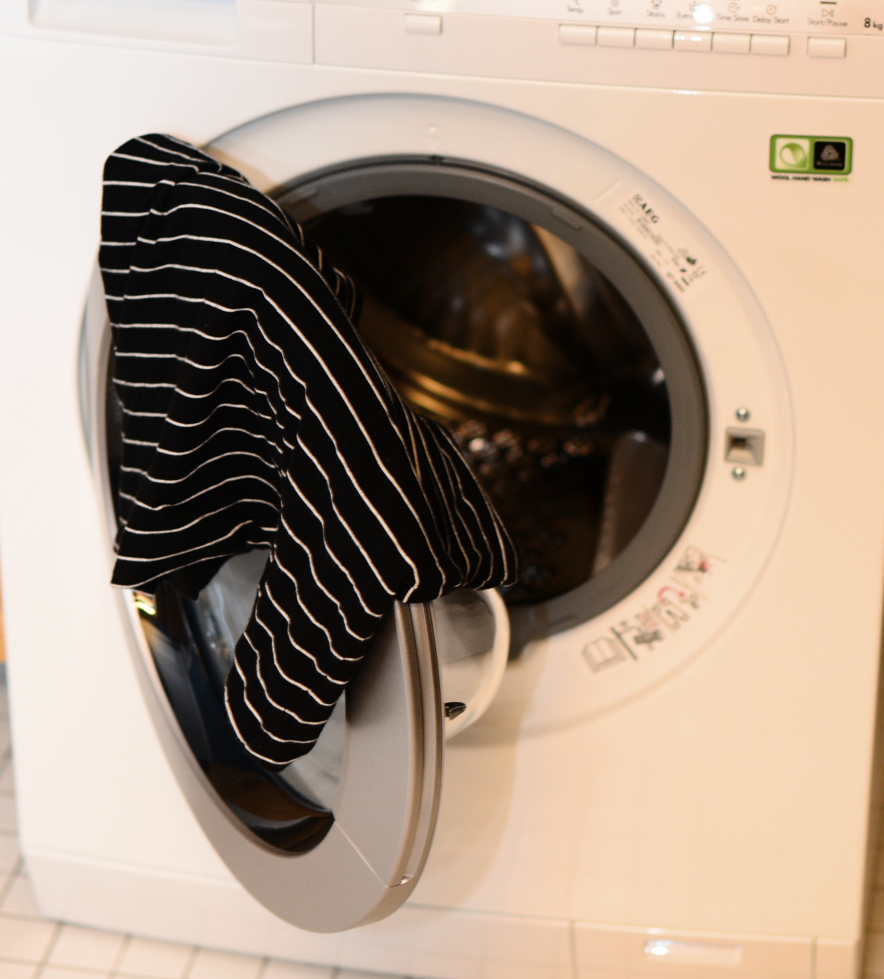 STRIPER: Skal de vaskes med lyst eller mørkt tøy? 