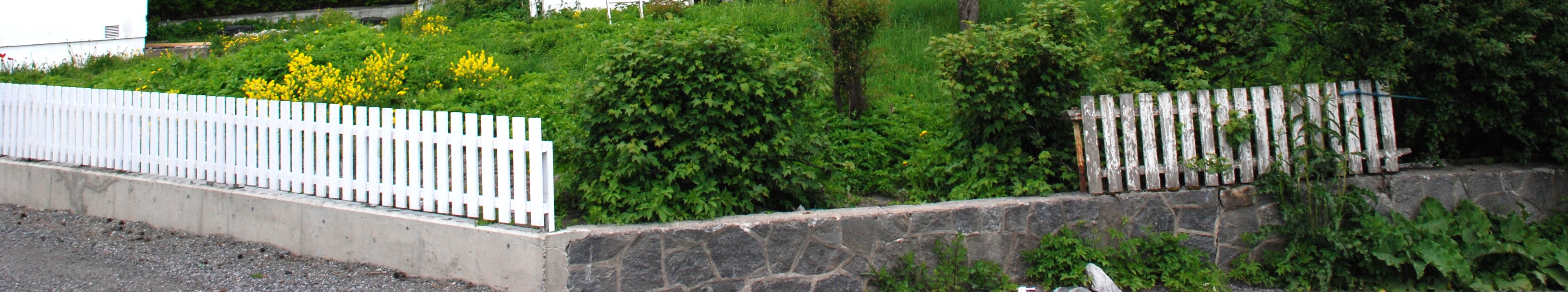 Dårlig vedlikeholdt gjerde