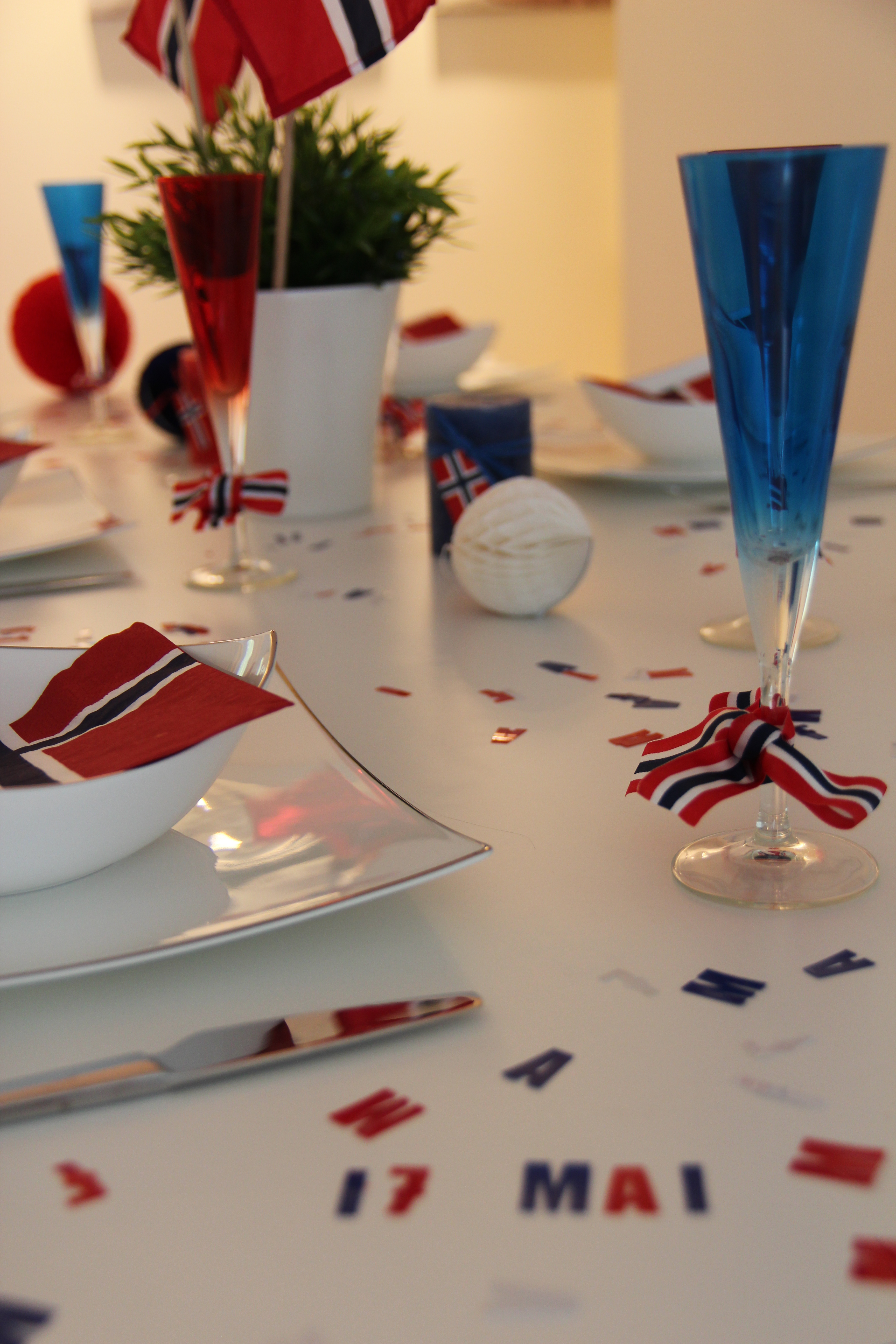 Slå deg løs med farger og pynt på 17.mai.